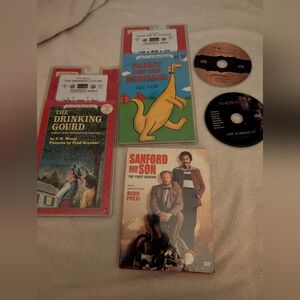 Physical Media Bundle. 3 DVD's 2 Audio Cassette Storybooks. All Are Brand New